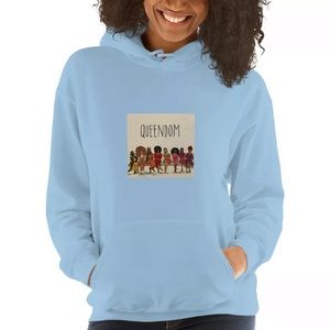 THINK VINTAGE QUEENDOM MELANIN VIBES WOMANS HOODIE